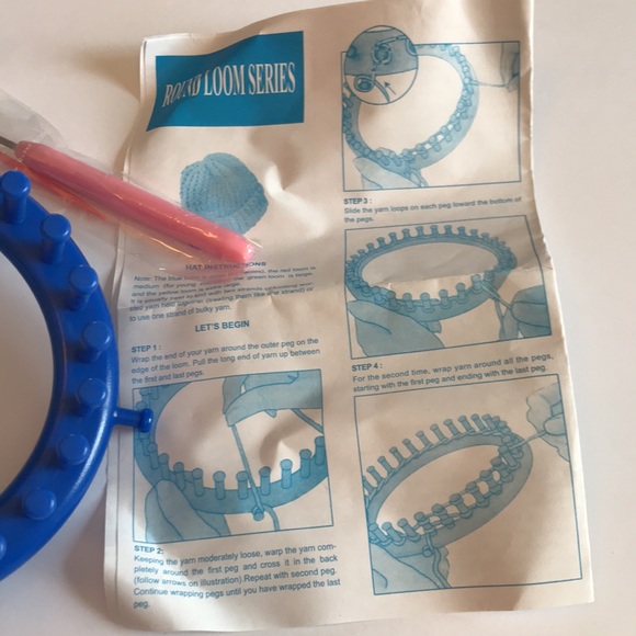 Loom Knitting Loom Set Plastic Round Knitting Looms Small - Picture 2 of 5